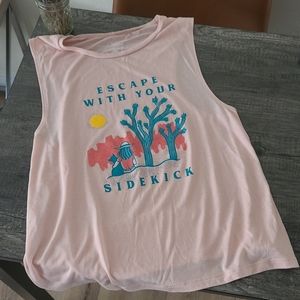 Grounds & Hounds Pink Tank Top Dog Escape with your sidekick